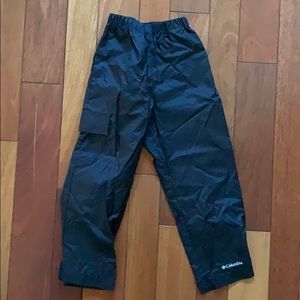 Kids Columbia Rain Pants - Black